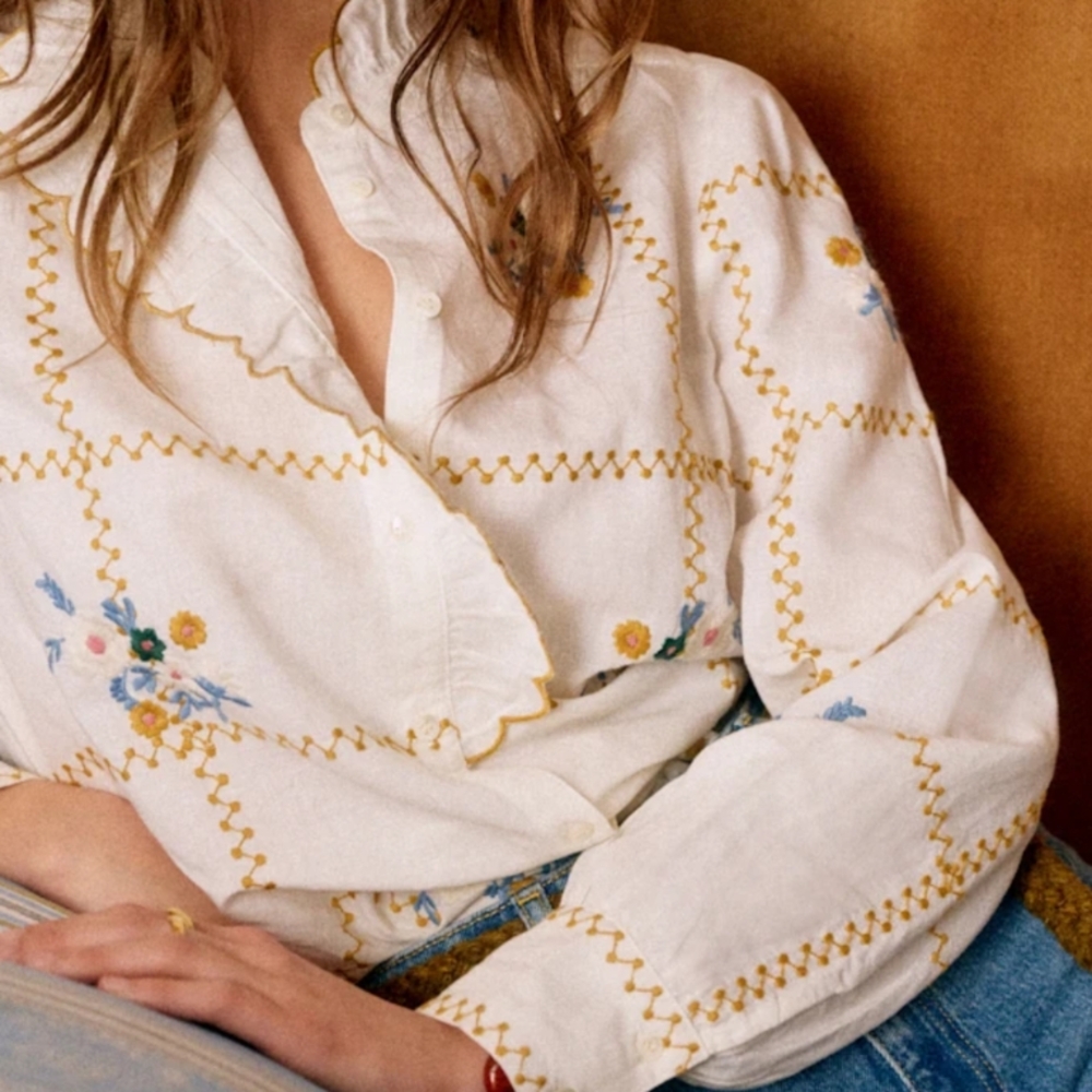 Sezane X Lucia Vergara CHLO Shirt